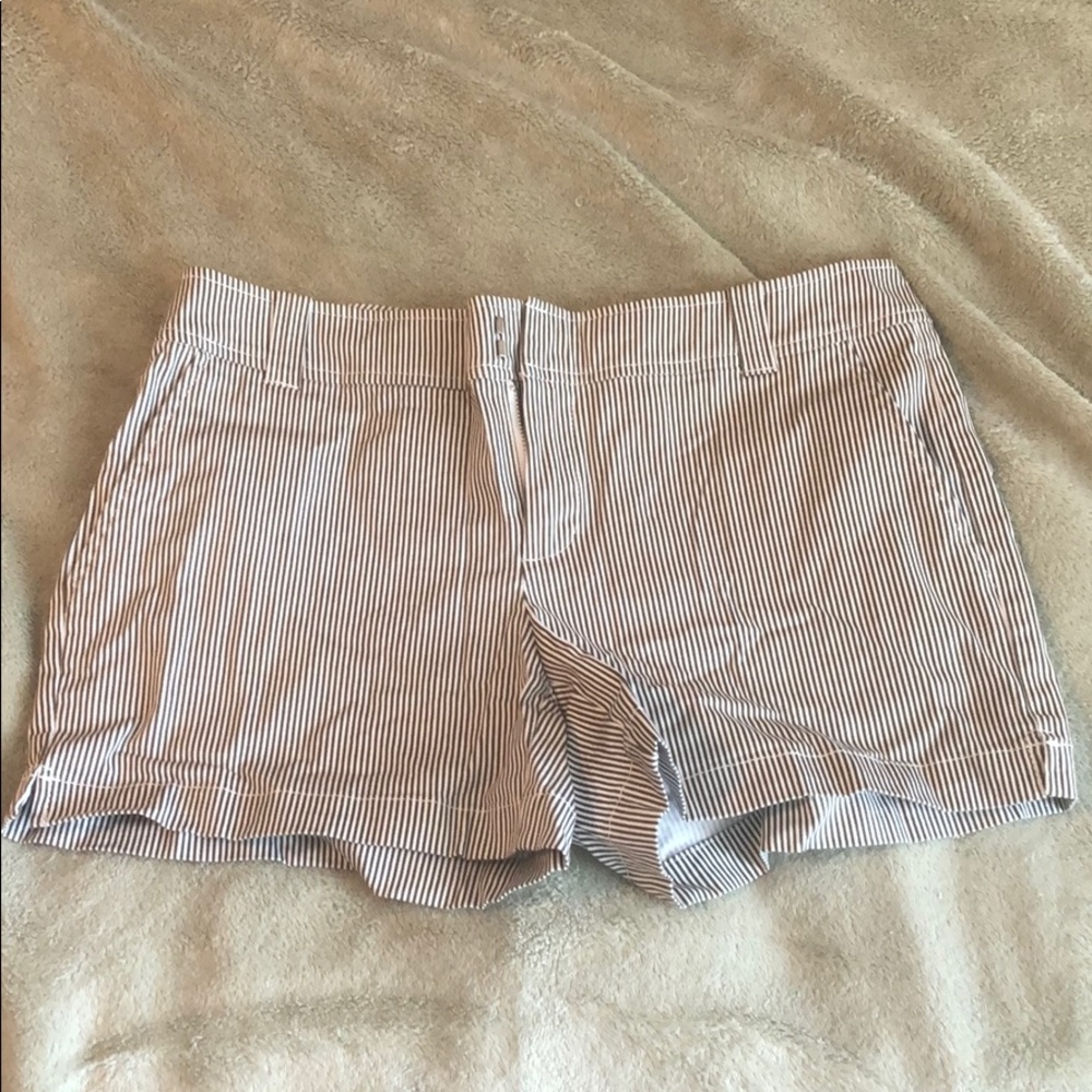 Pinstripe shorts